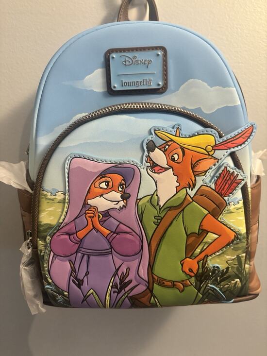 Loungefly Handbags - Disney Loungefly Robin Hood And Maid Marian Mini Backpack NWT